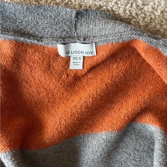 Colorblock Long Cardigan Sweater S - Picture 5 of 9